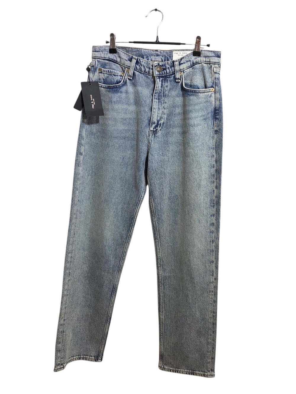 Rag & Bone Womens Jeans Amity Blue Size 29 Harlow Mid Rise Ankle Straight Leg